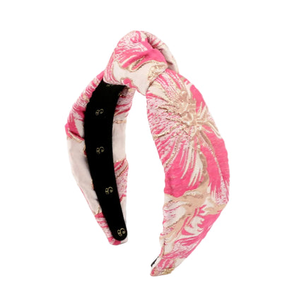 The Fuchsia Hibiscus Brocade