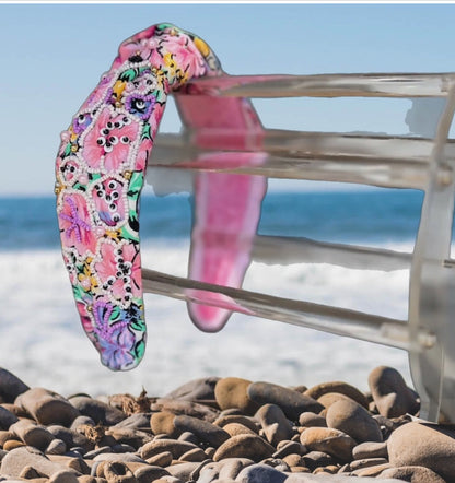 The Hawaii Flowers Beaded Headband