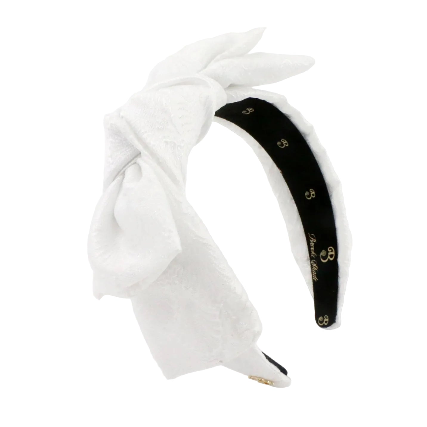 The Pearelscent Shell Brocade Bow