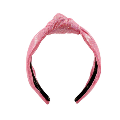 Flamingo Pink Mermaid Topknot Headband