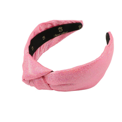 Flamingo Pink Mermaid Topknot Headband