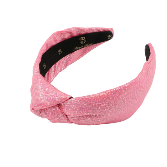 Flamingo Pink Mermaid Topknot Headband