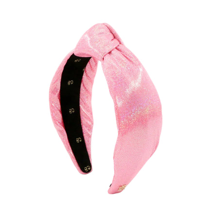 Flamingo Pink Mermaid Topknot Headband