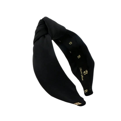 The Black Neoprene Neoprene Topknot