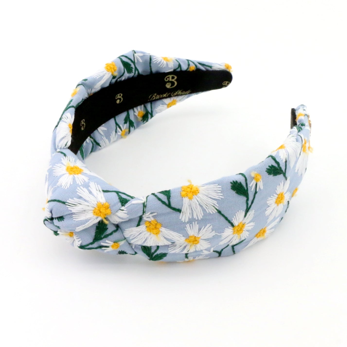 The Cloud Daisy Embroidery Topknot