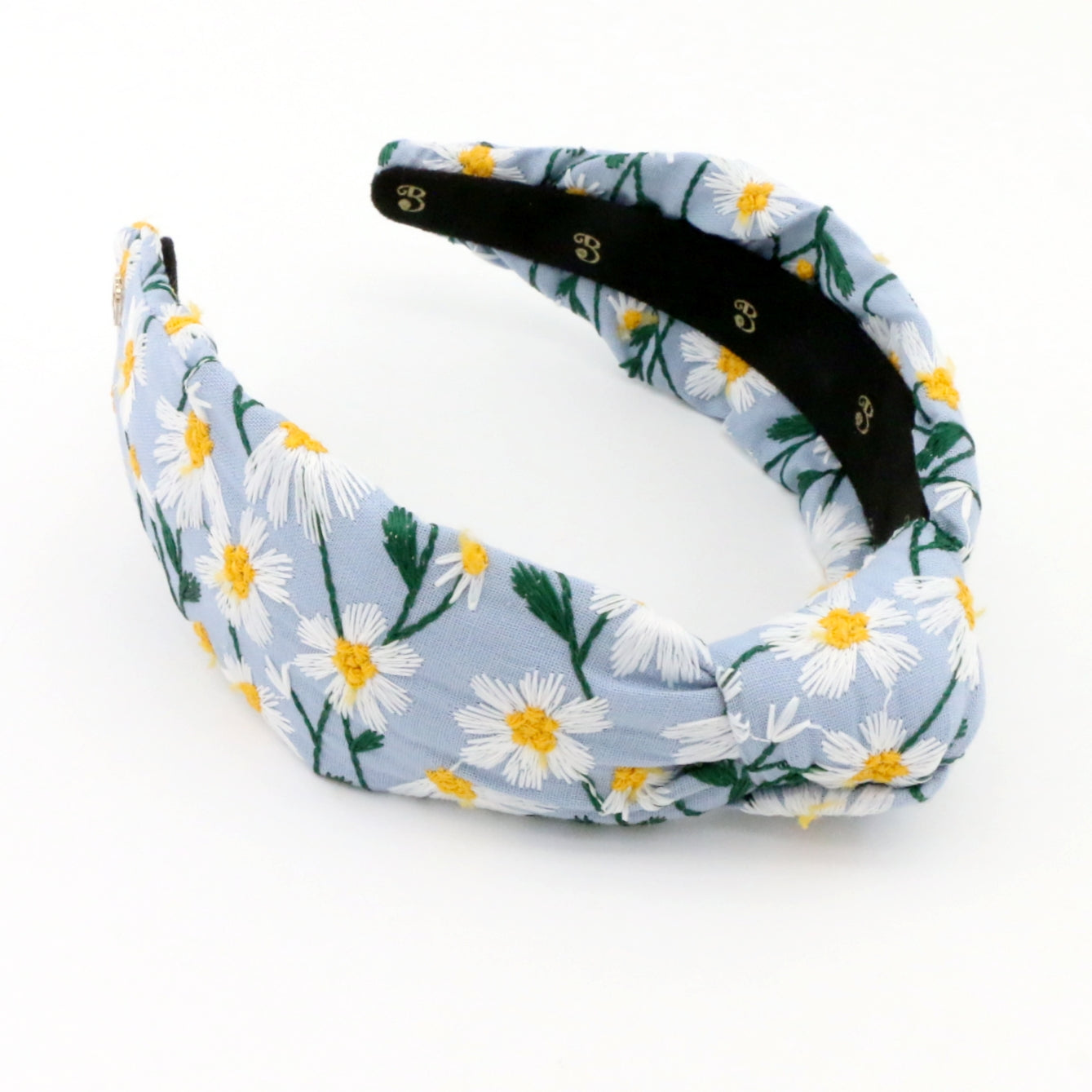 The Cloud Daisy Embroidery Topknot