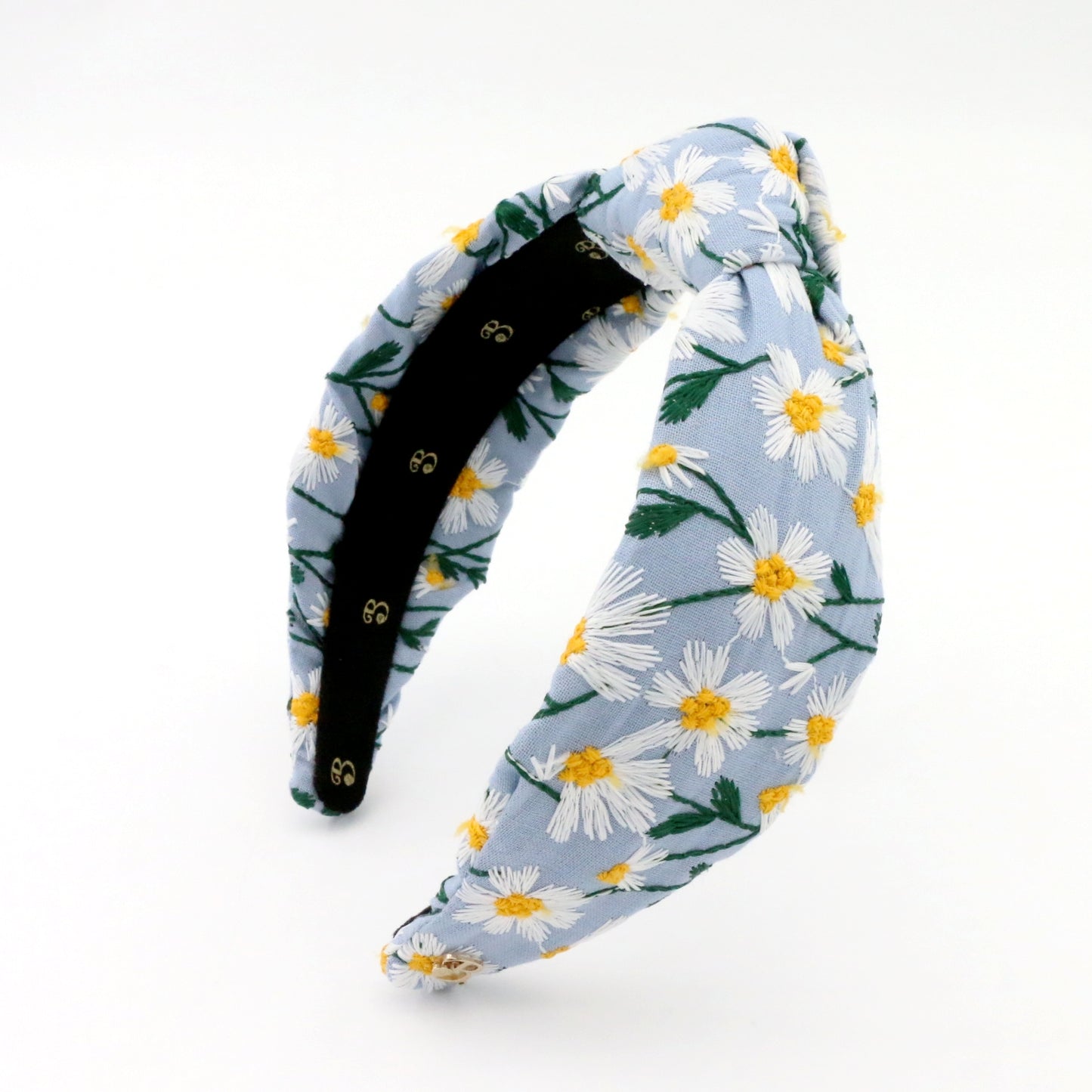 The Cloud Daisy Embroidery Topknot