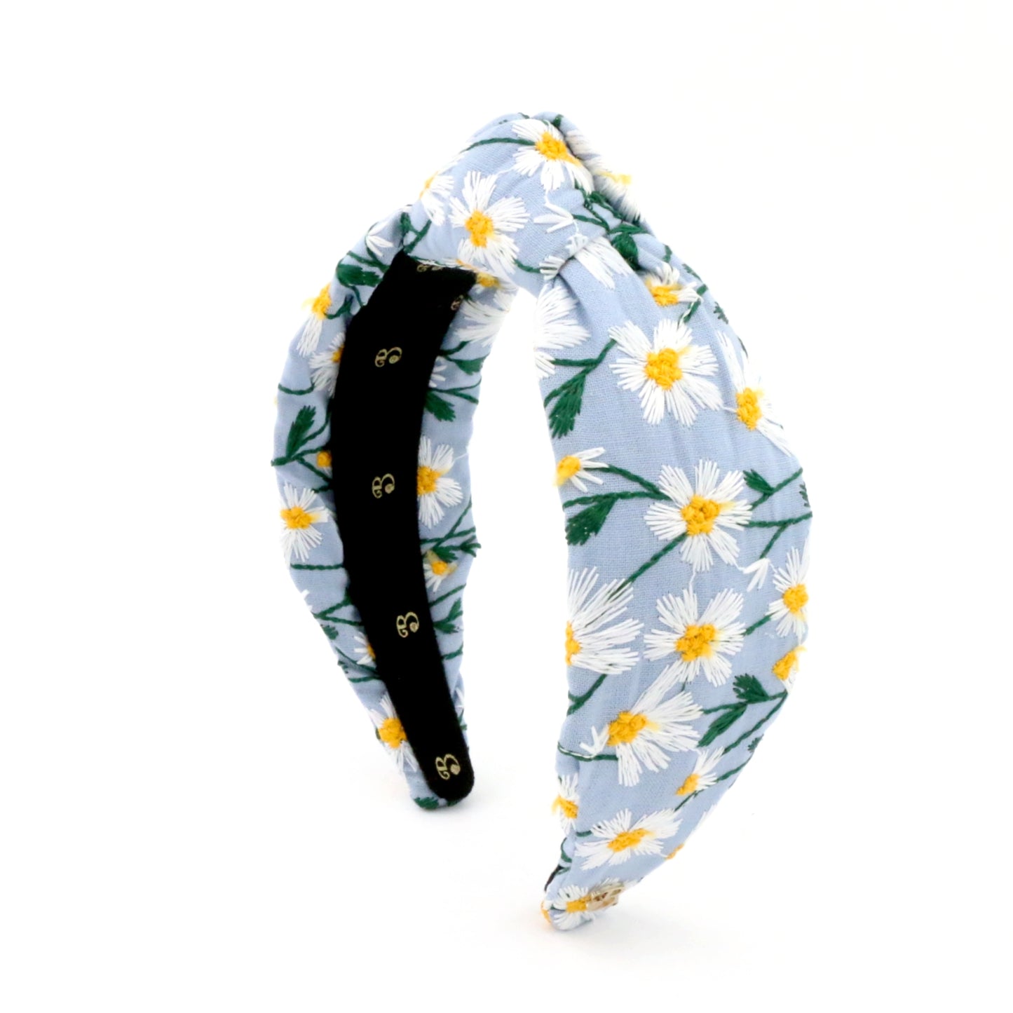 The Cloud Daisy Embroidery Topknot