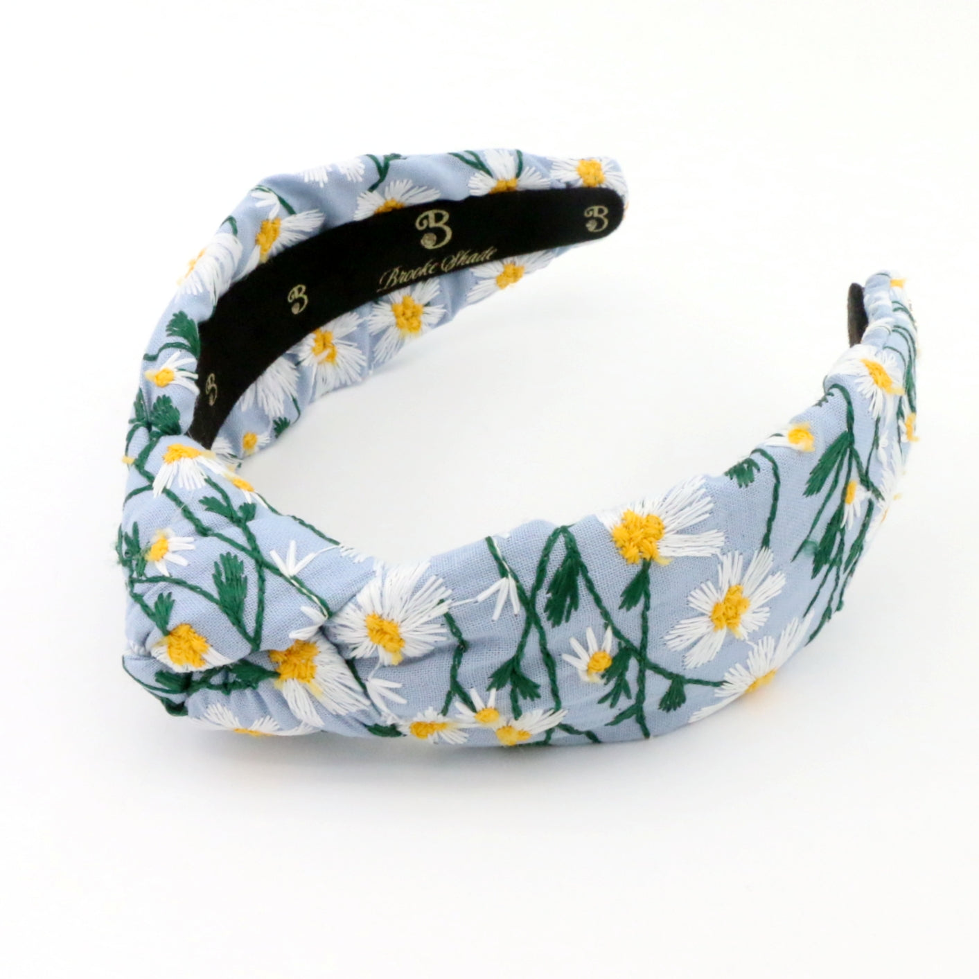 The Cloud Daisy Embroidery Topknot