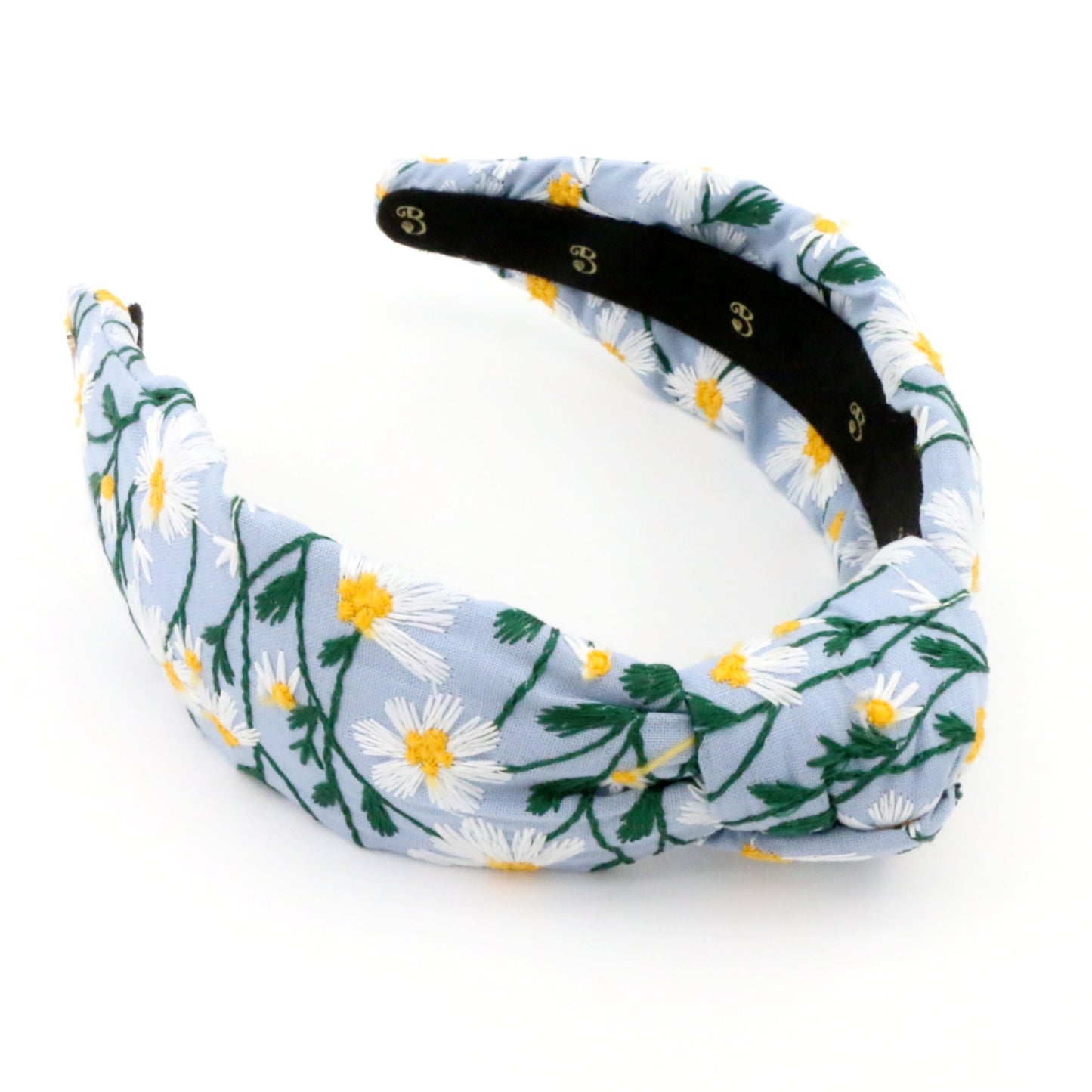 The Cloud Daisy Embroidery Topknot