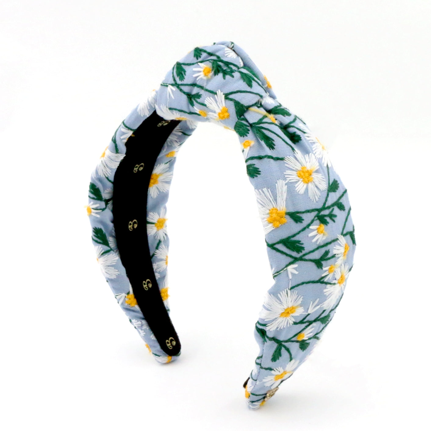 The Cloud Daisy Embroidery Topknot