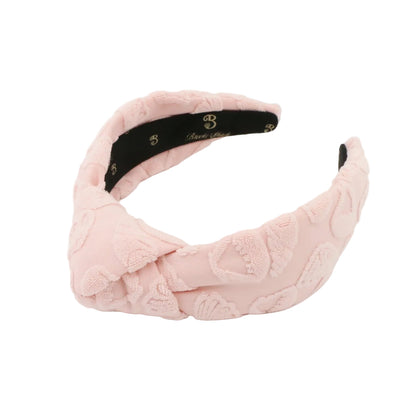 The Sunrise Pink Seashell Terry Topknot