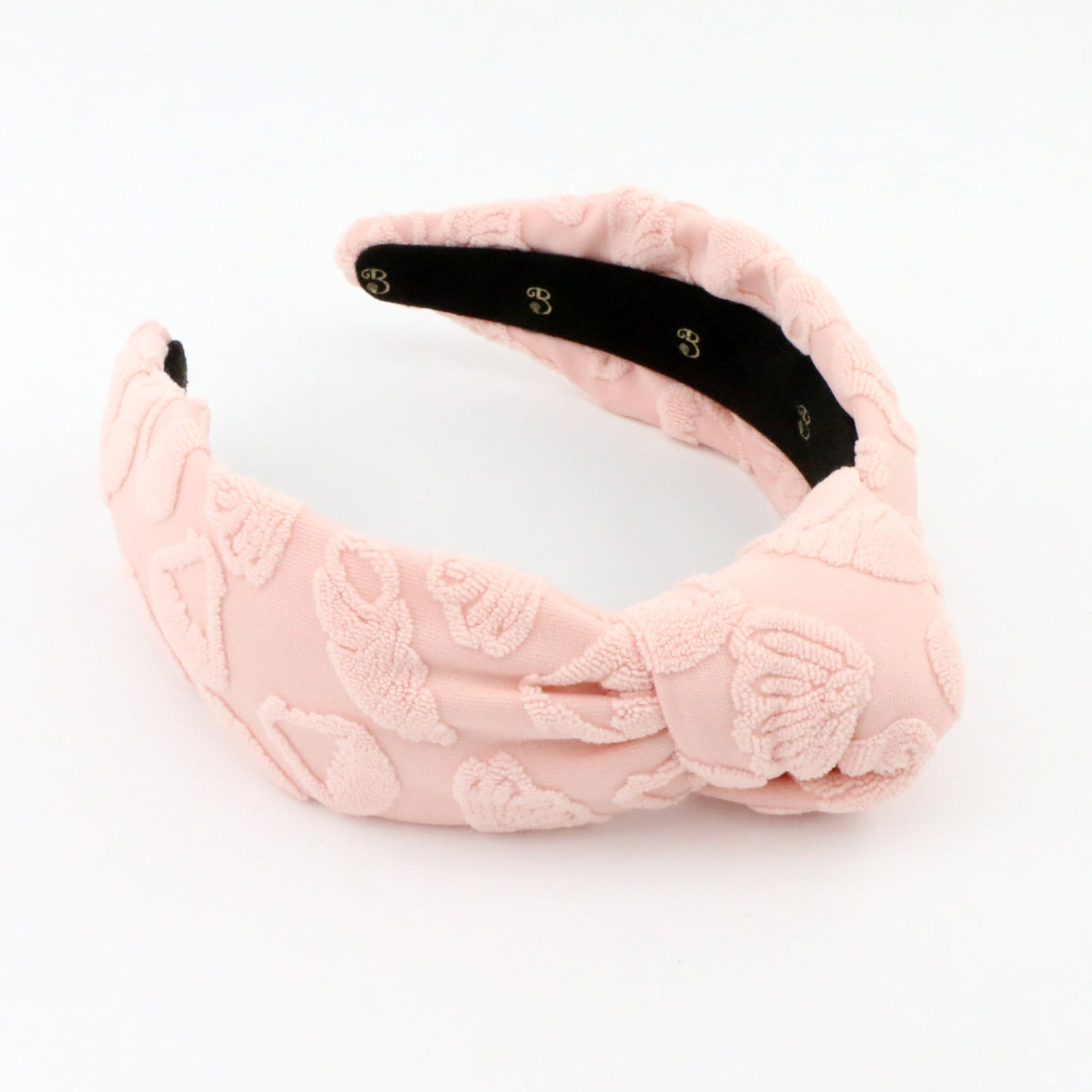 The Sunrise Pink Seashell Terry Topknot