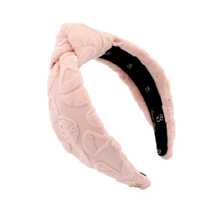 The Sunrise Pink Seashell Terry Topknot