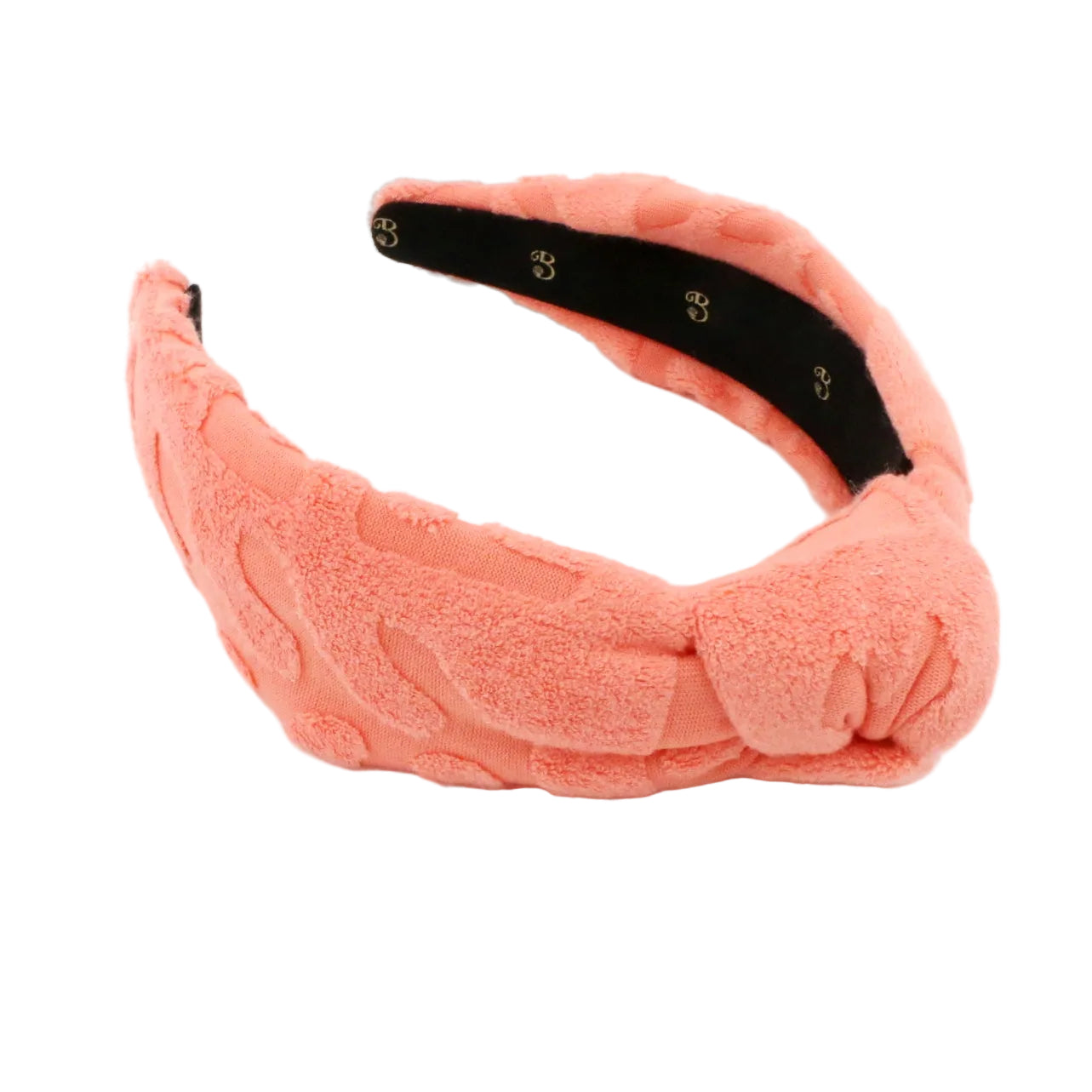 The Ocean Coral Terry Cloth Topknot