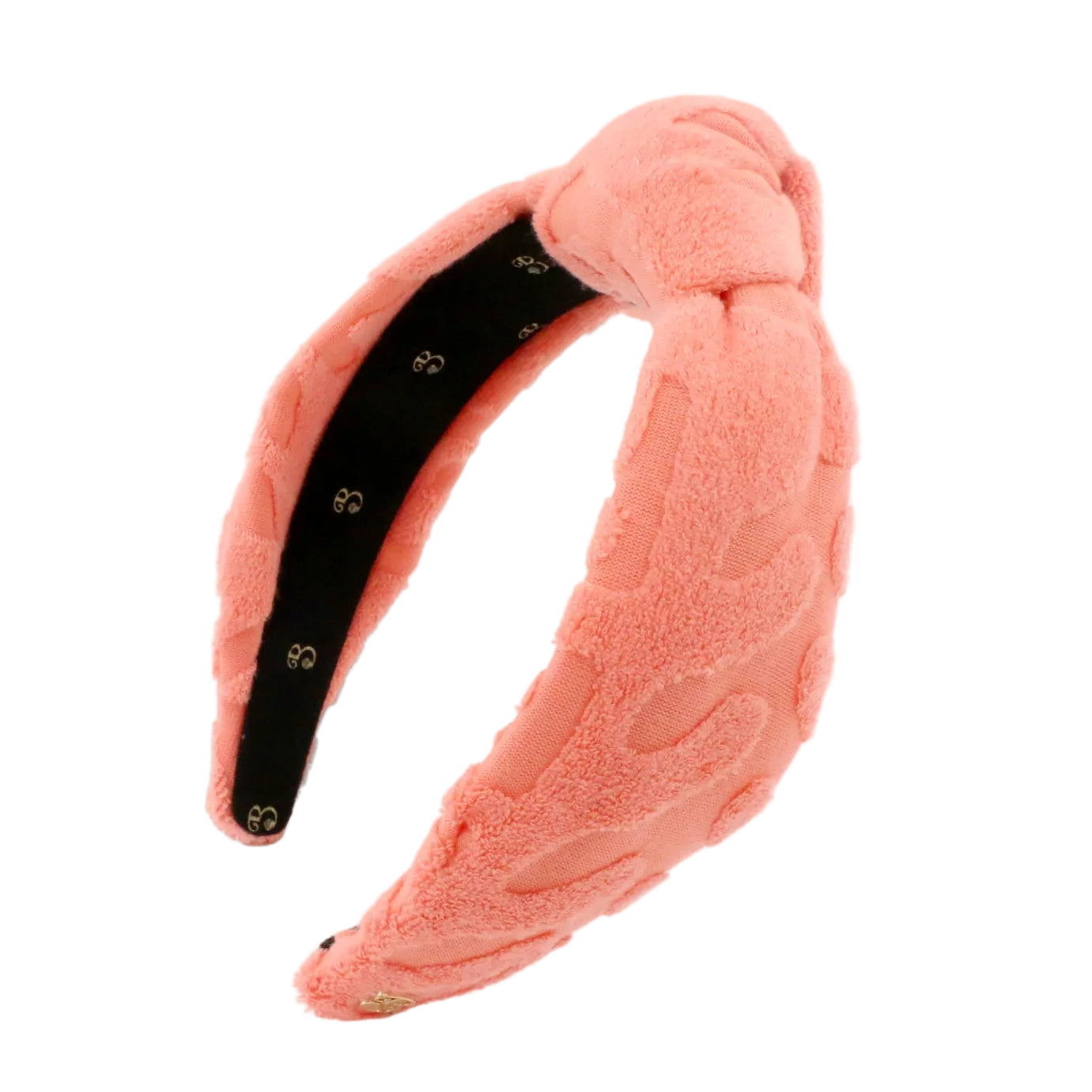 The Ocean Coral Terry Cloth Topknot