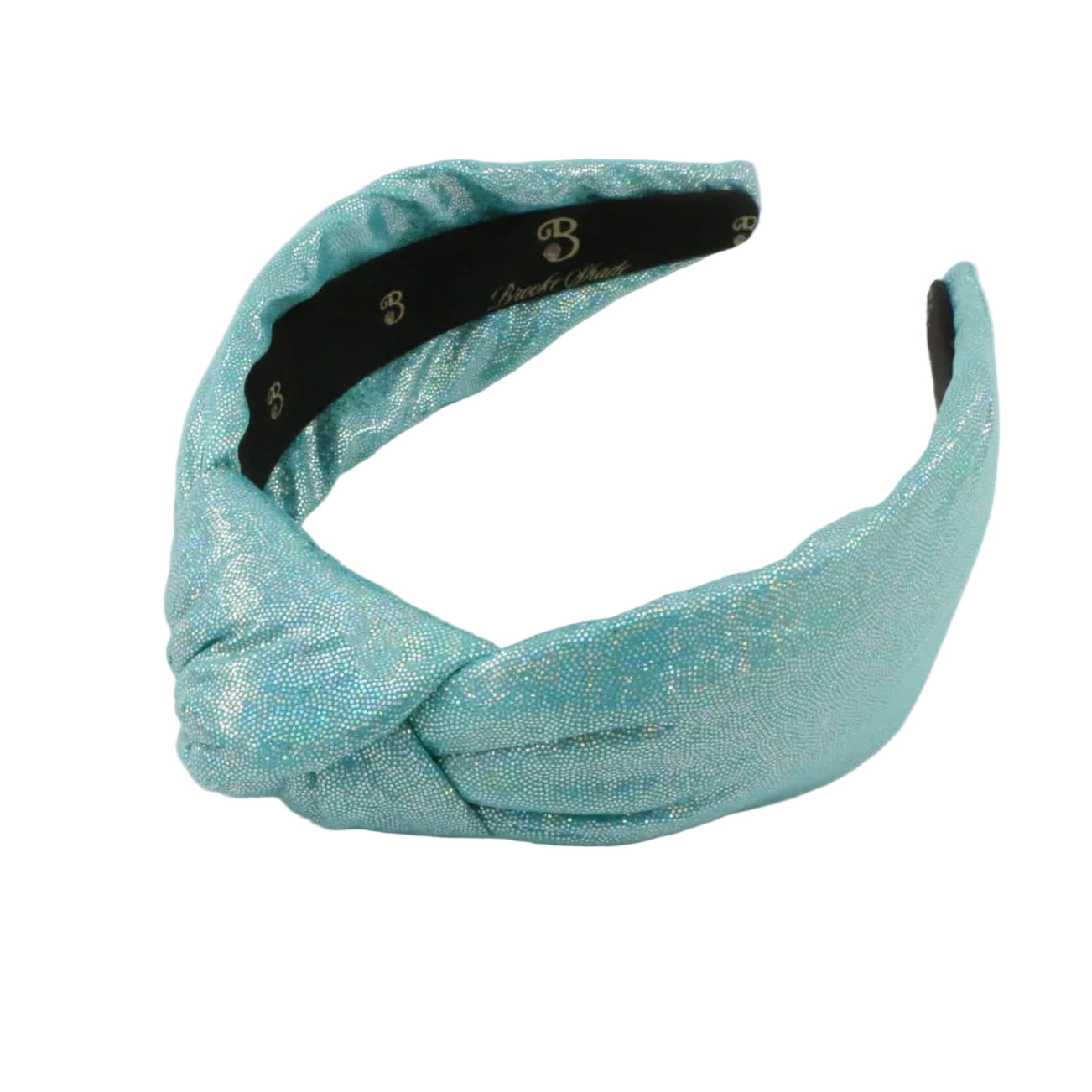 Blue Lagoon Shimmer Topknot Headband
