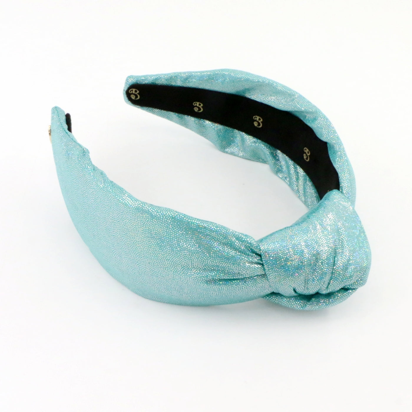 Blue Lagoon Shimmer Topknot Headband