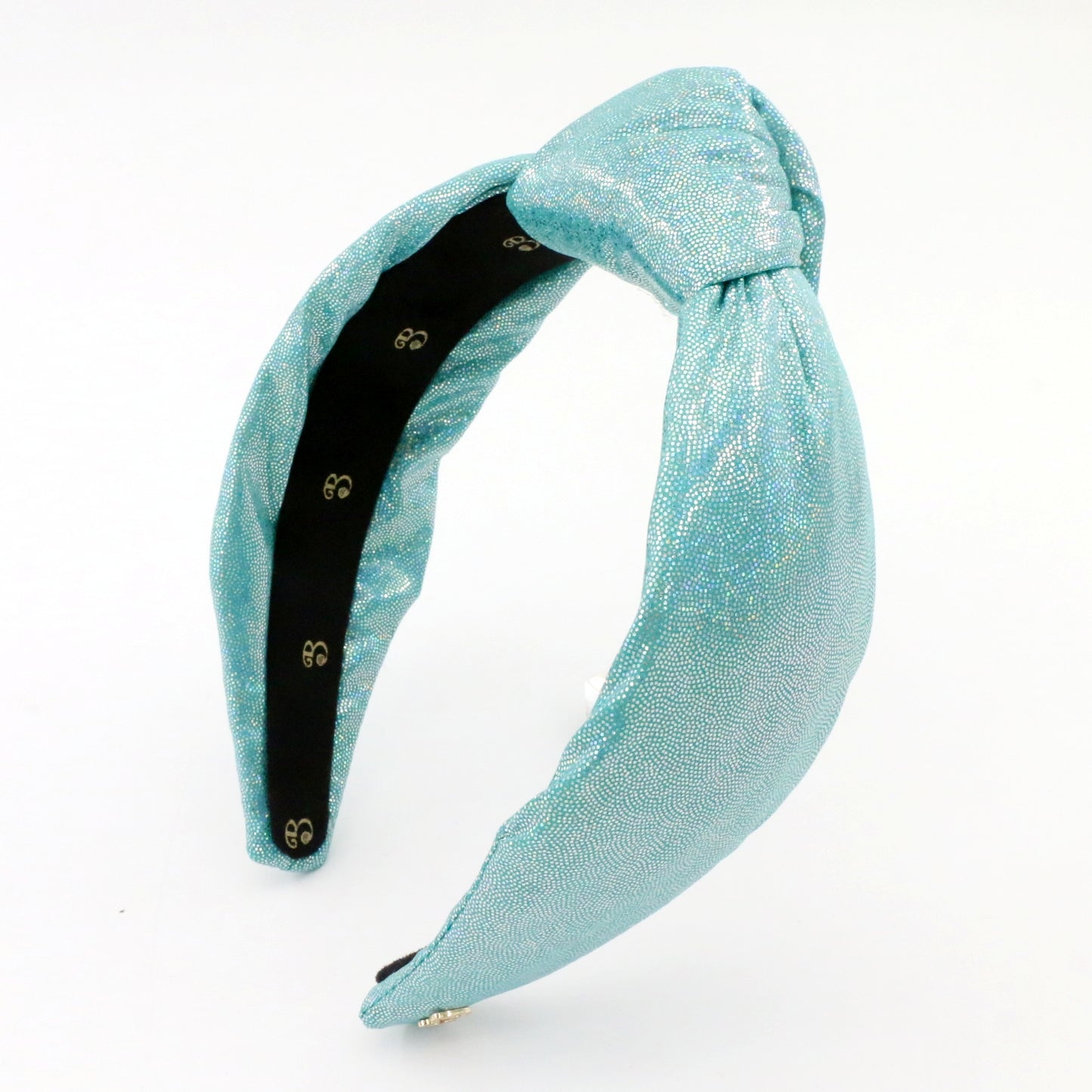 Blue Lagoon Shimmer Topknot Headband