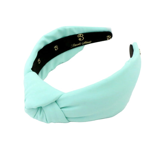 The Ice Blue Neoprene Topknot Headband