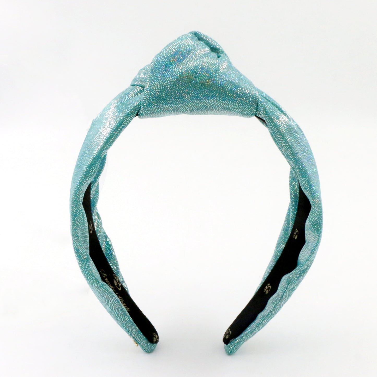 Blue Lagoon Shimmer Topknot Headband