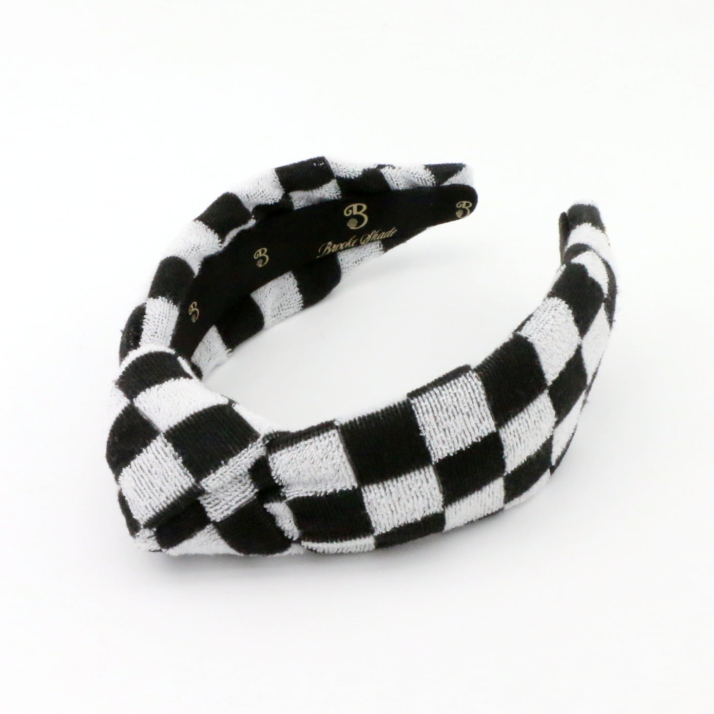 The Classic Checkered Terry Headband