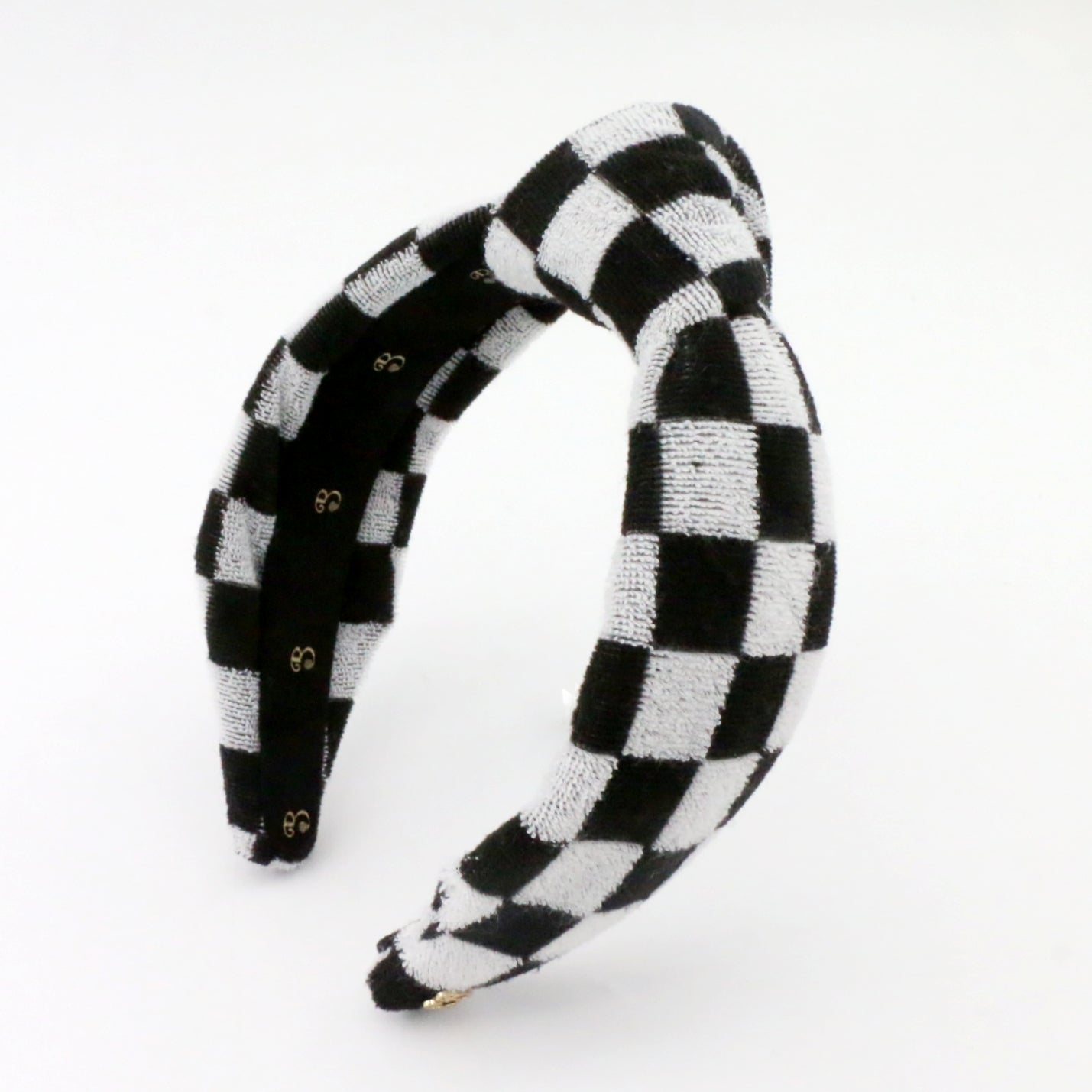 The Classic Checkered Terry Headband