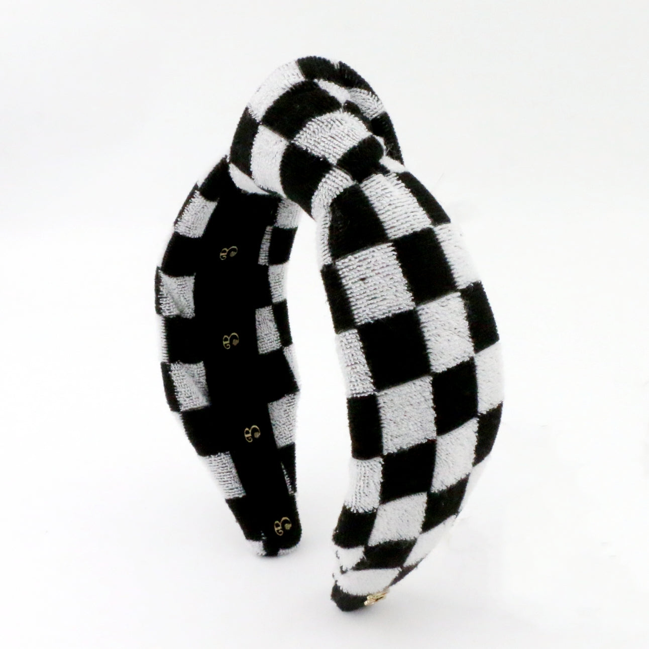 The Classic Checkered Terry Headband