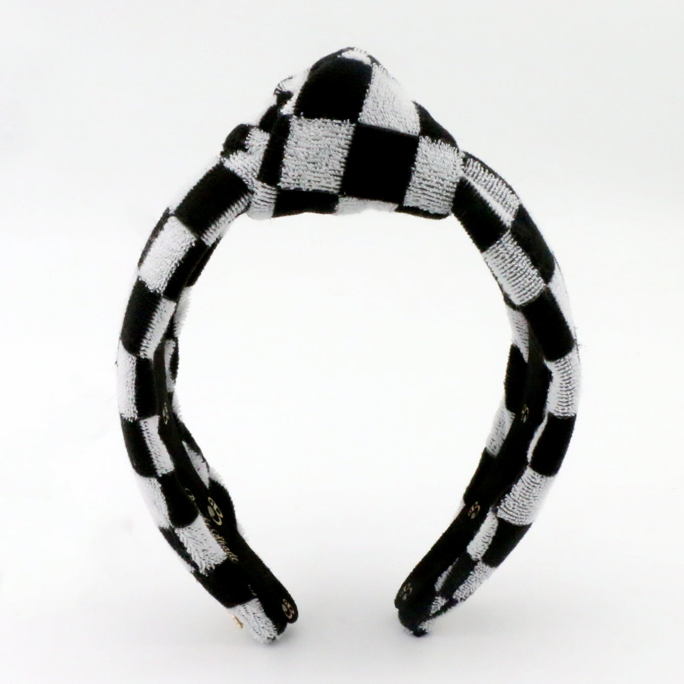 The Classic Checkered Terry Headband