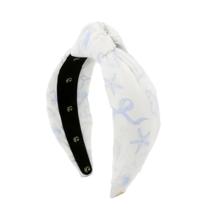 The Ocean Bow Topknot Headband