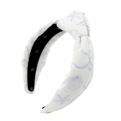 The Ocean Bow Topknot Headband