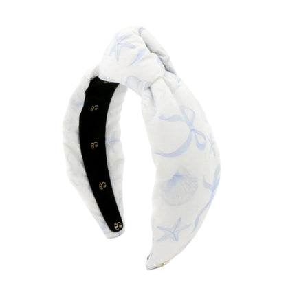The Ocean Bow Topknot Headband