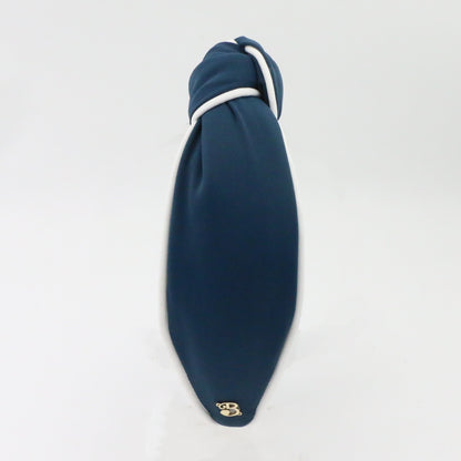 The Nautical Navy- Two Tone Topknot Headband