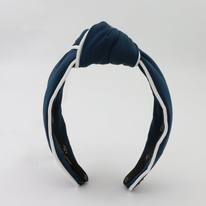 The Nautical Navy- Two Tone Topknot Headband