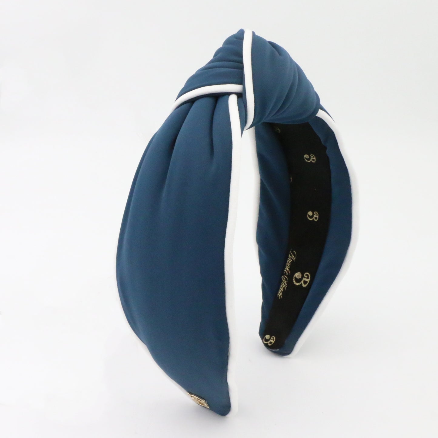The Nautical Navy- Two Tone Topknot Headband