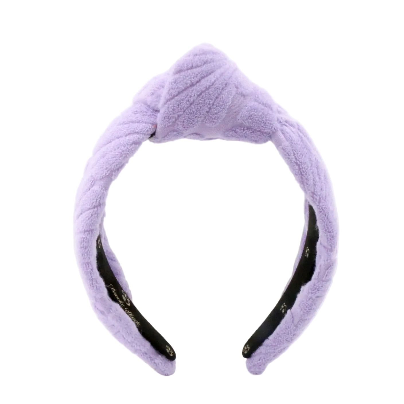 The Lavender Bay Scallop Seashell Terry Cloth Headband