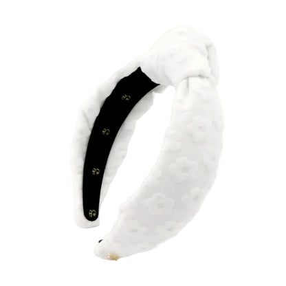 Le Blanc Flower Terry Topknot
