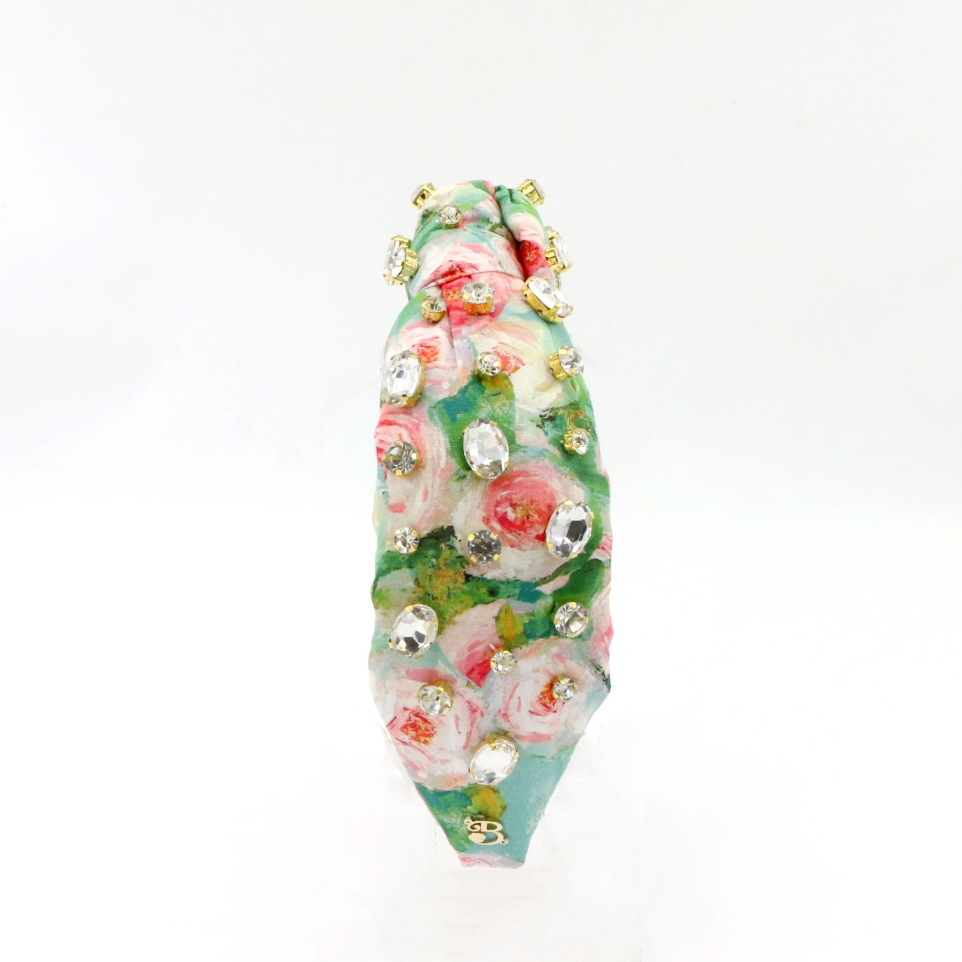 The Monet Inspired Roses Rhinestone Topknot