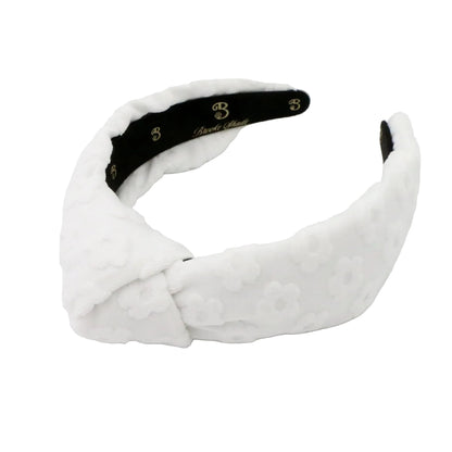 Le Blanc Flower Terry Topknot