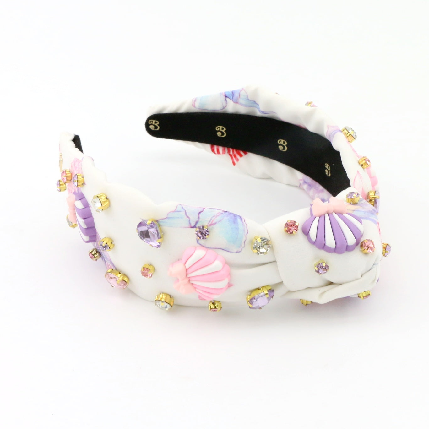 The Seashell Bow Rhinestone Topknot