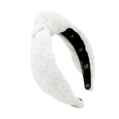Le Blanc Flower Terry Topknot