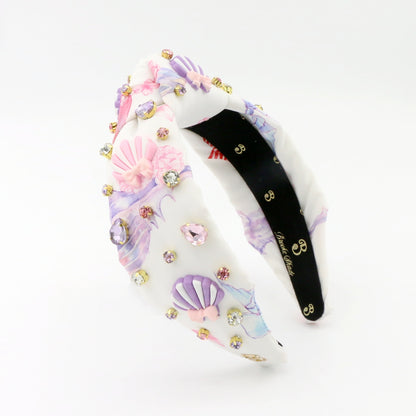 The Seashell Bow Rhinestone Topknot