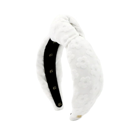 Le Blanc Flower Terry Topknot