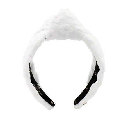 Le Blanc Flower Terry Topknot