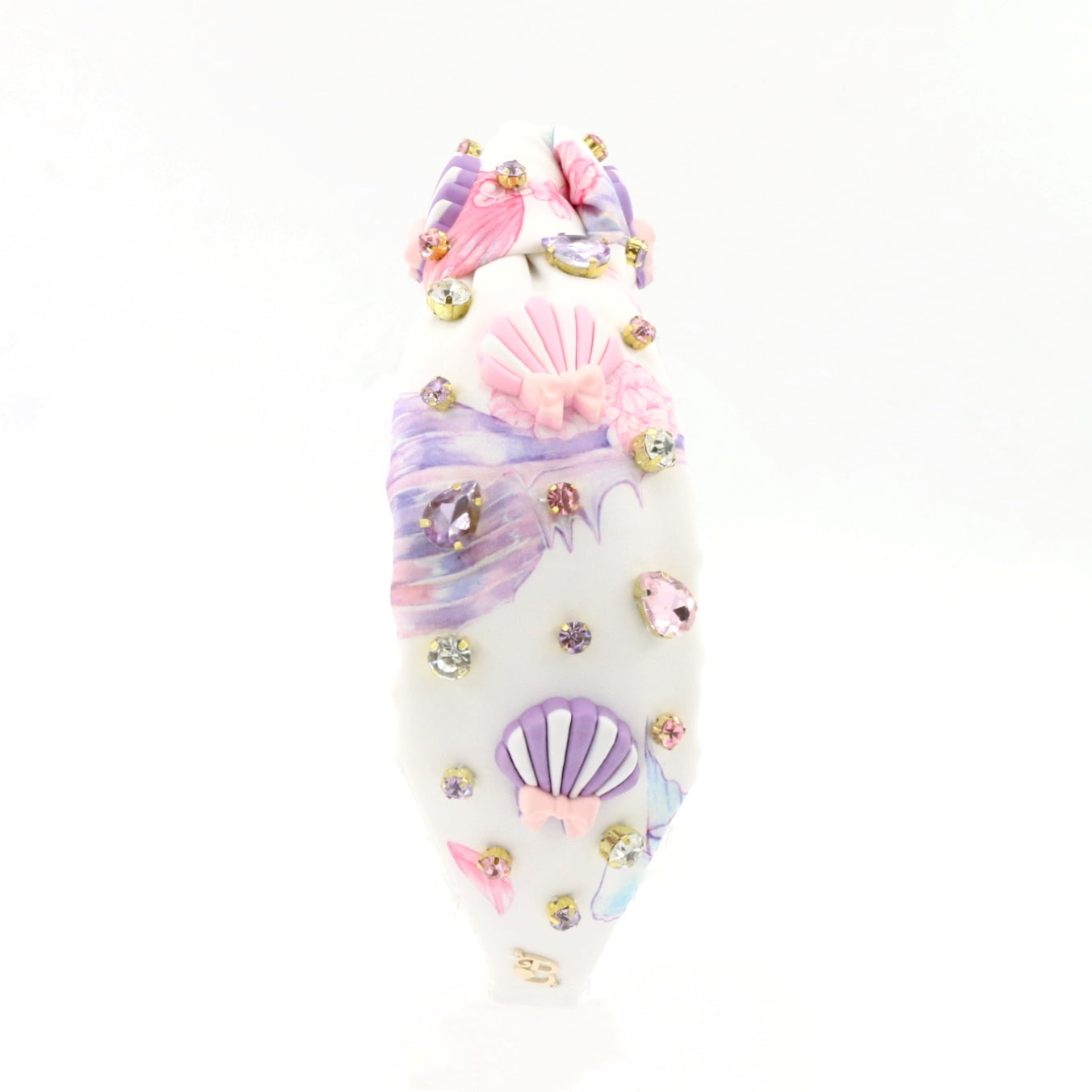The Seashell Bow Rhinestone Topknot