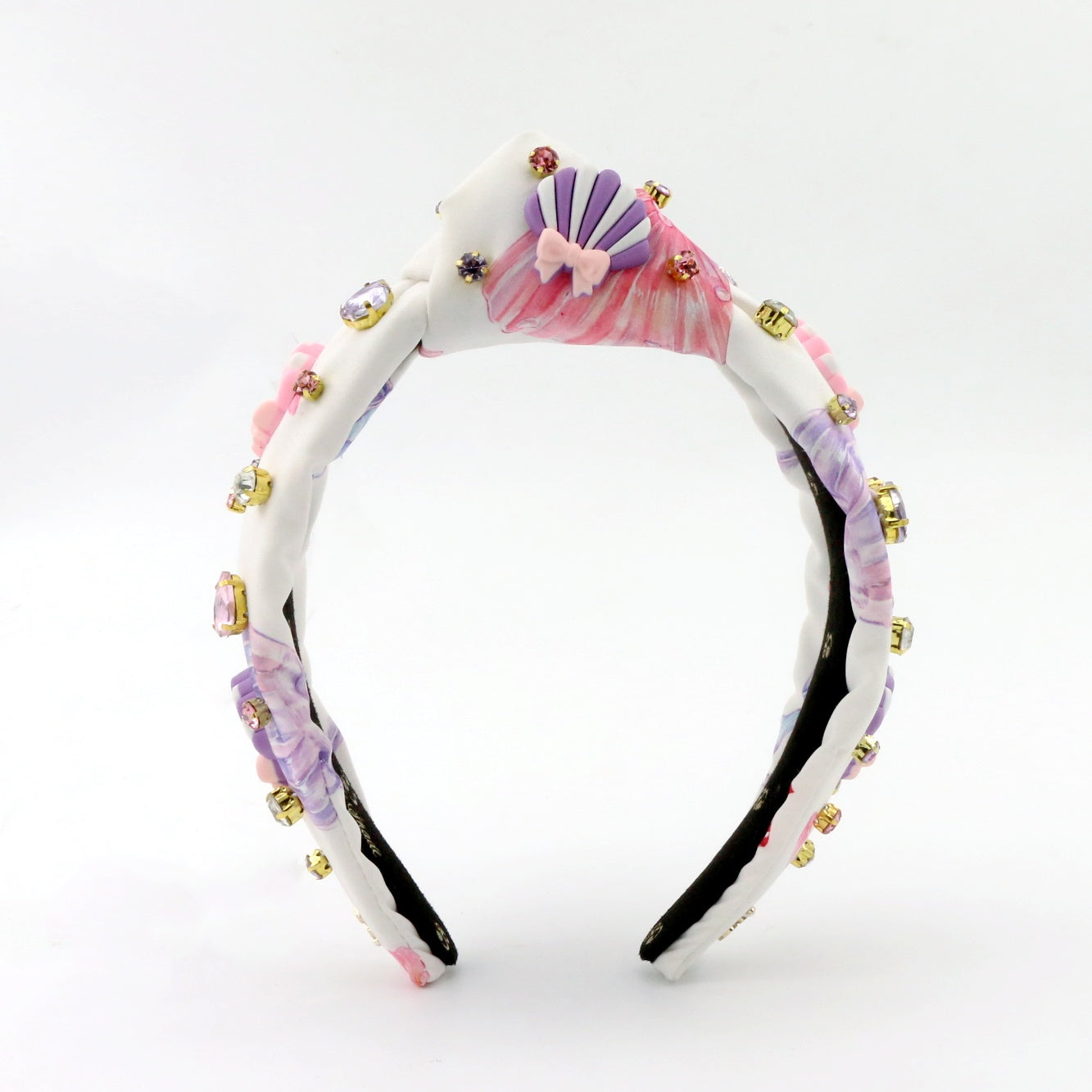 The Seashell Bow Rhinestone Topknot