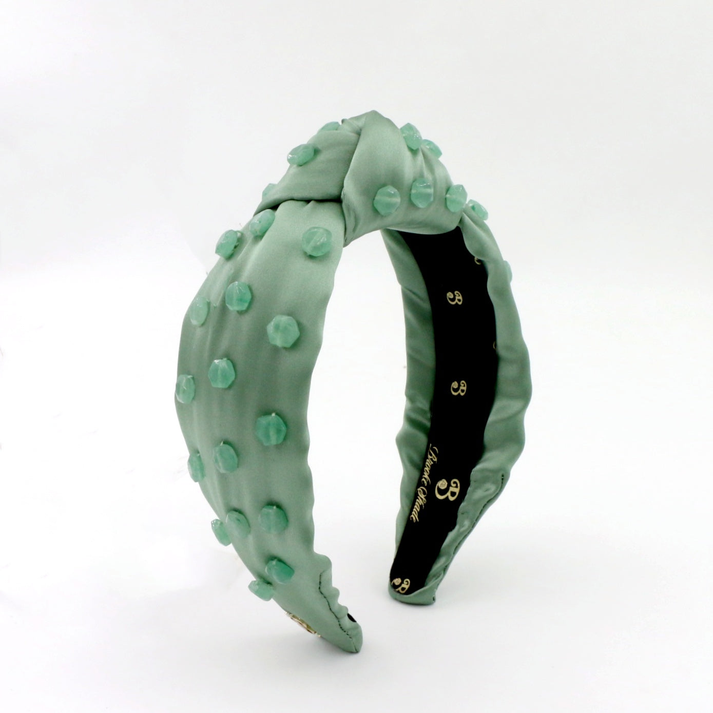 The Luxury 100% Silk & Jade Faceted Stones
