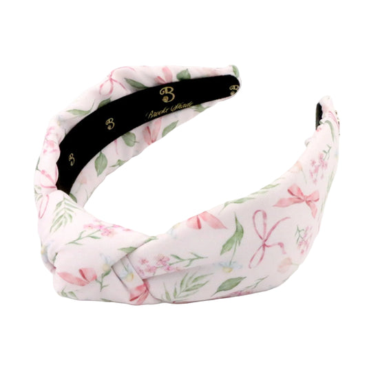 The Spring Daisies & Bows Topknot Headband