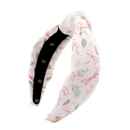 The Spring Daisies & Bows Topknot Headband