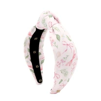 The Spring Daisies & Bows Topknot Headband